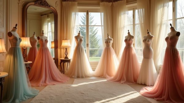 Trouvez votre robe de mariée à Saint-Étienne : les créations de Dallia Création