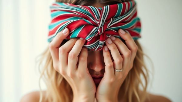 Un foulard bandana pour cheveux moderne et tendance